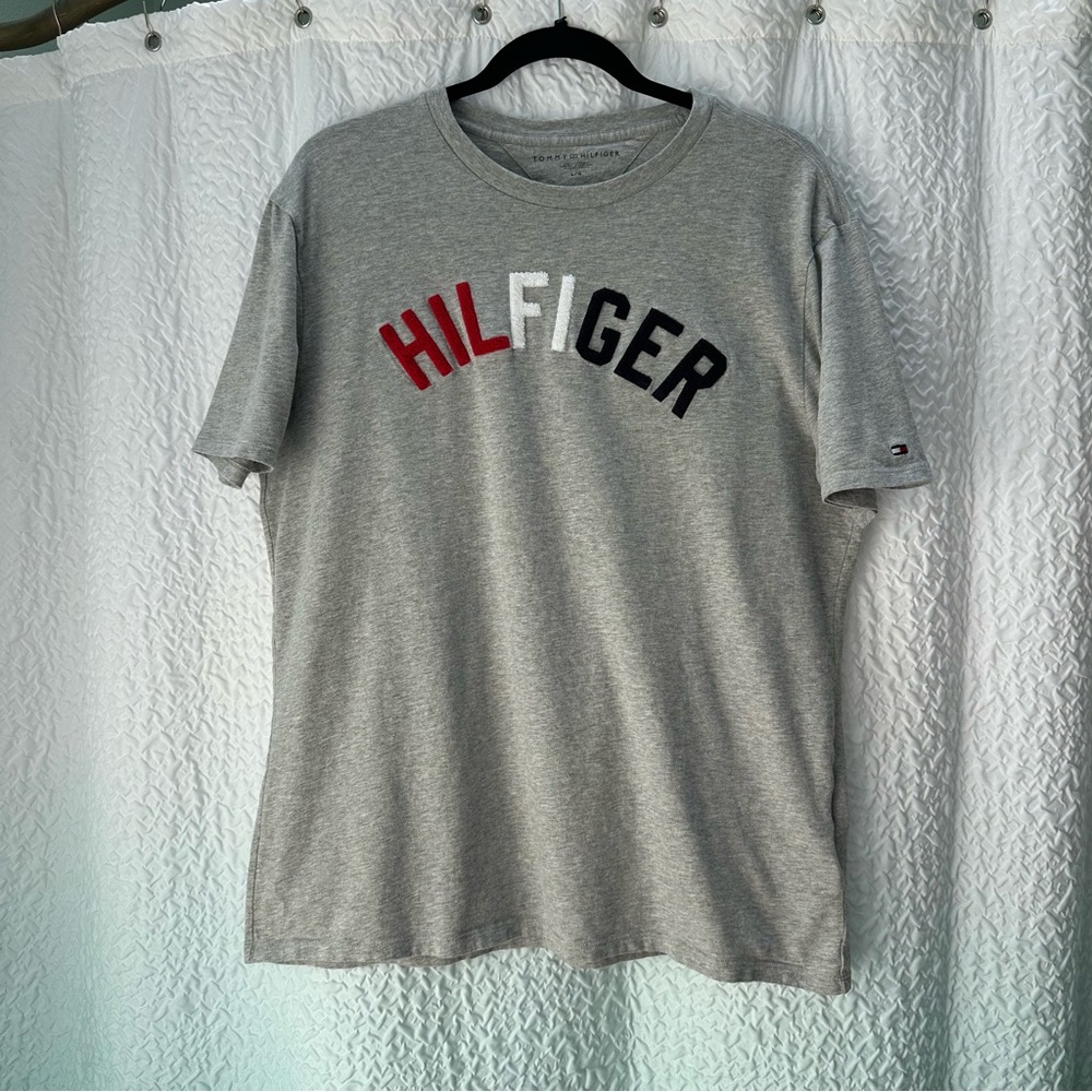 Men’s Tommy Hilfiger Gray Short Sleeve Tee Size L